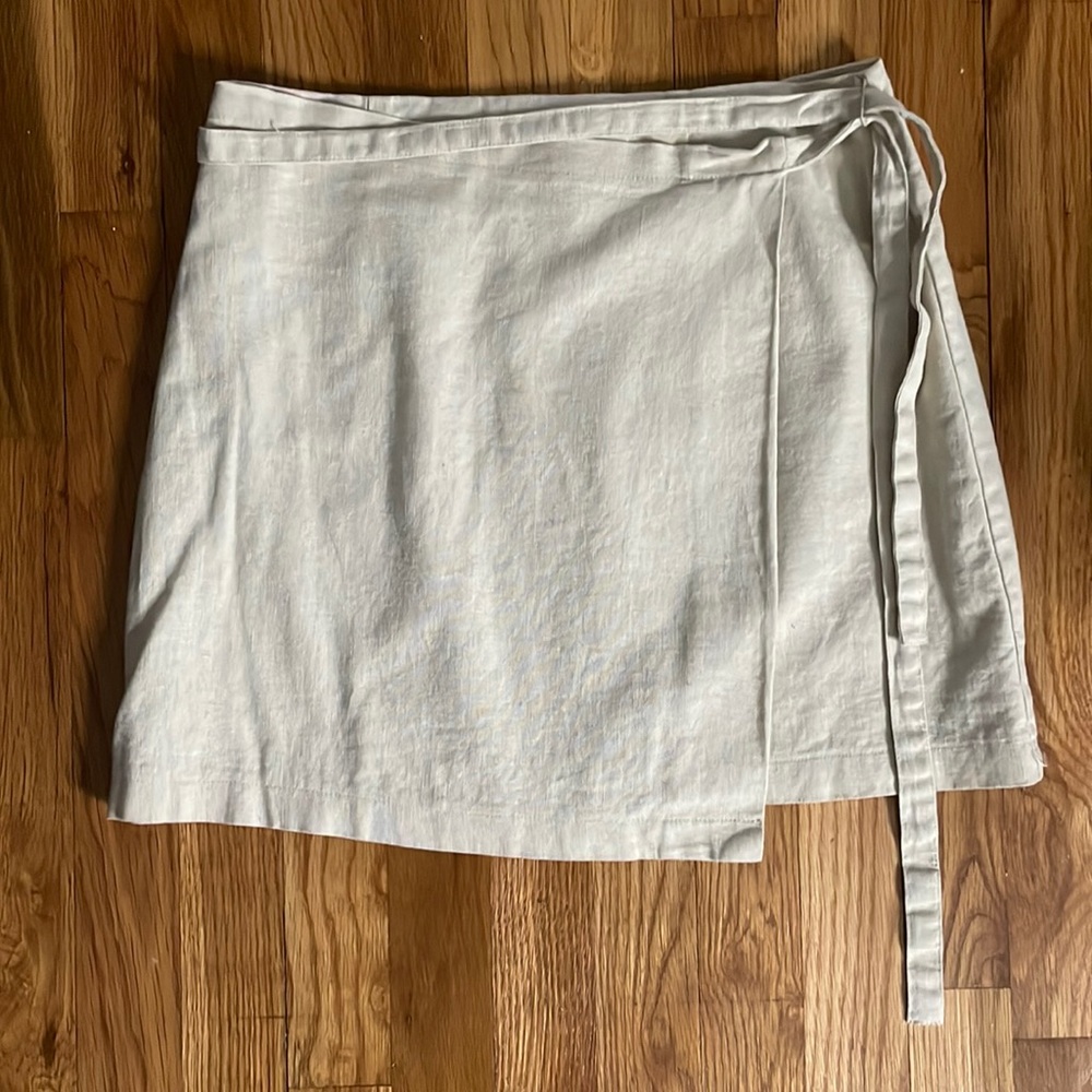 Forever 21 Beige Wrap Skirt